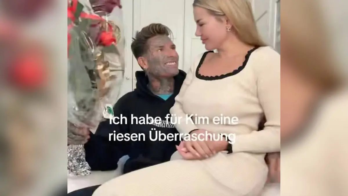 Nikola Glumac und Kim Virginia in einem Instagram-Reel. 