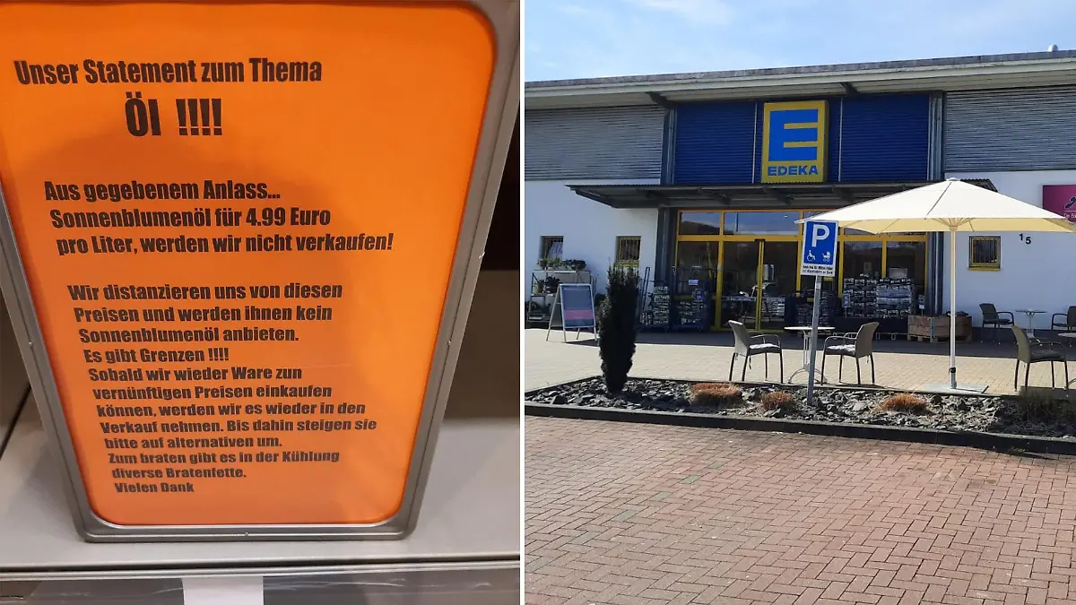 Edeka-Markt in Trendelburg.