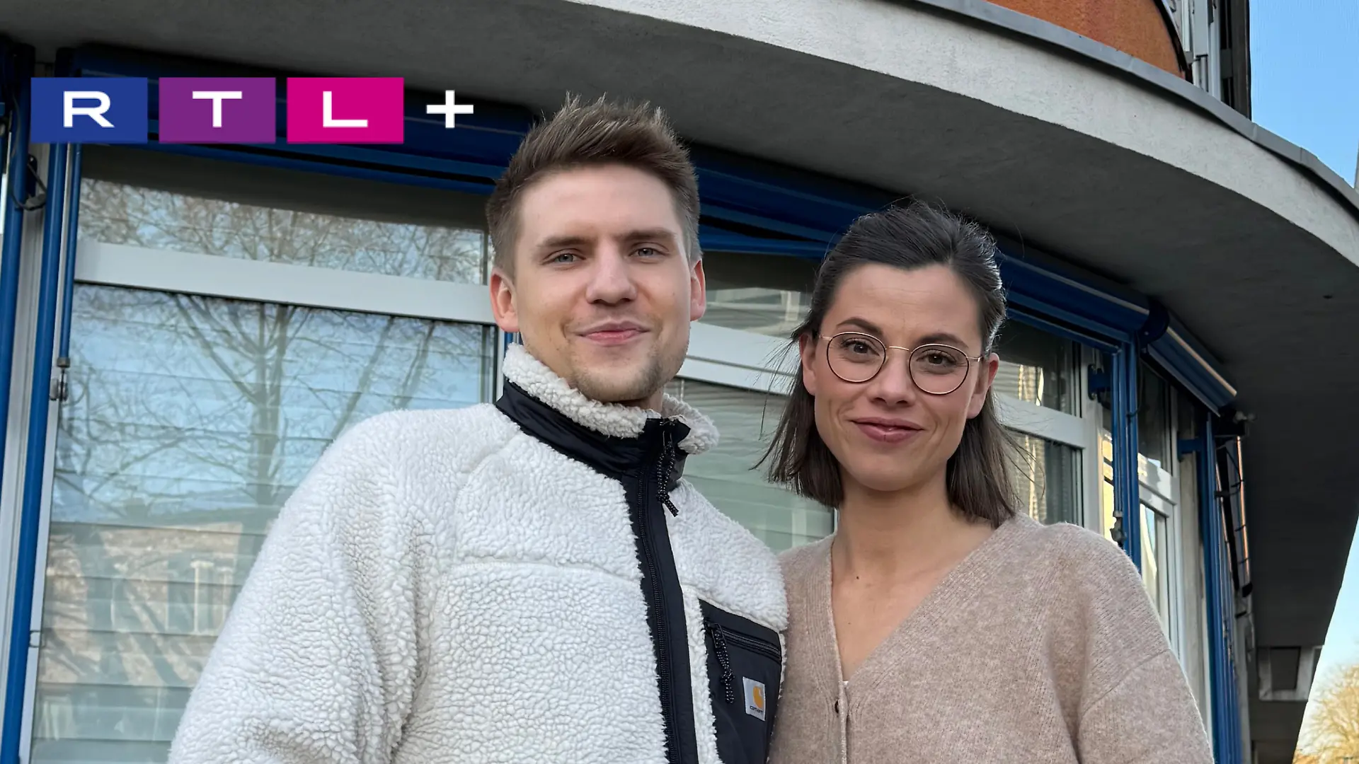 Lennart Borchert und Anna-Katharina Fecher sind vor und hinter der GZSZ-Kamera ein gutes Team.