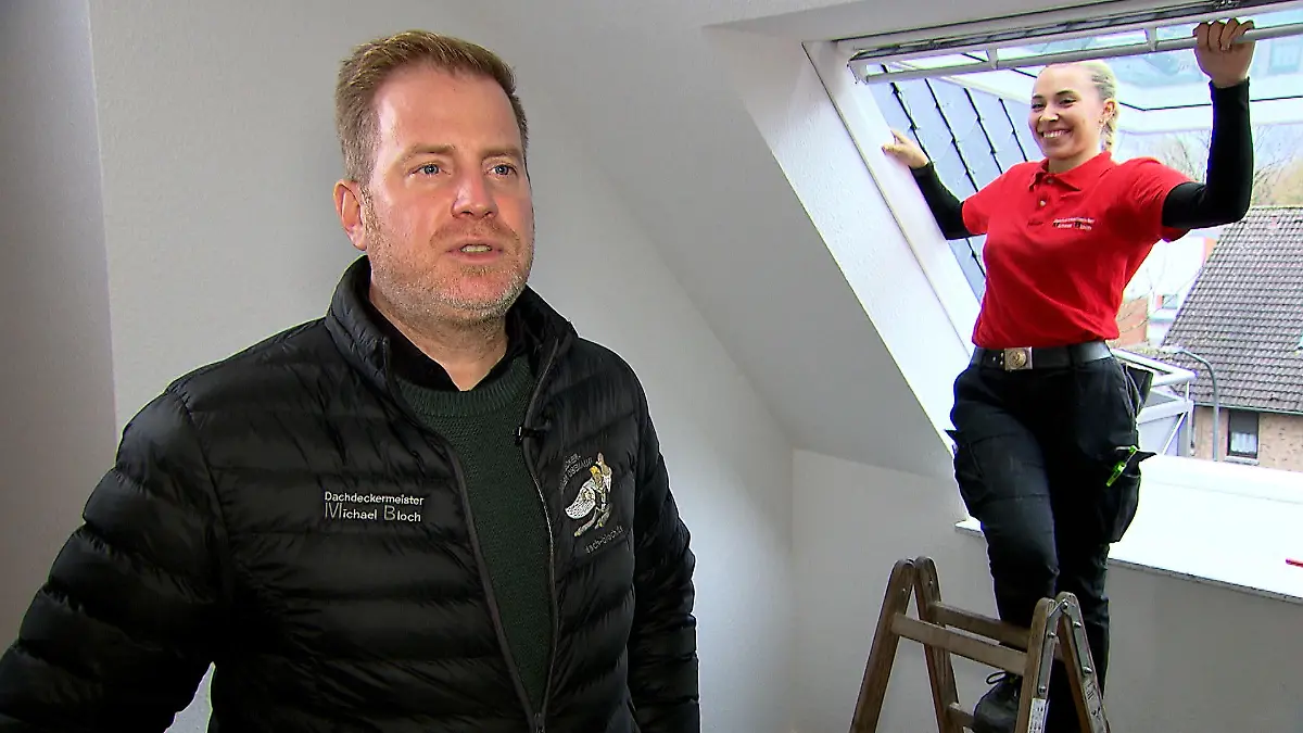 Michael Bloch ist der Chef von NRWs bester Dachdeckerin