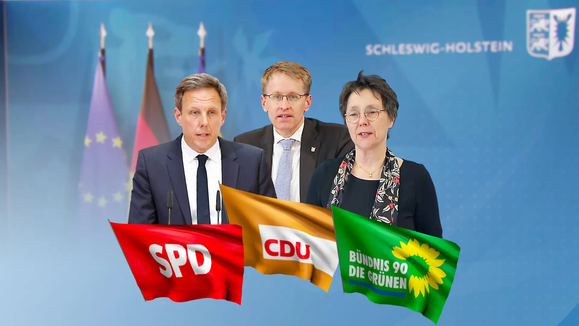 RTL Nord zeigt das erste Wahl-Triell in Schleswig-Holstein.