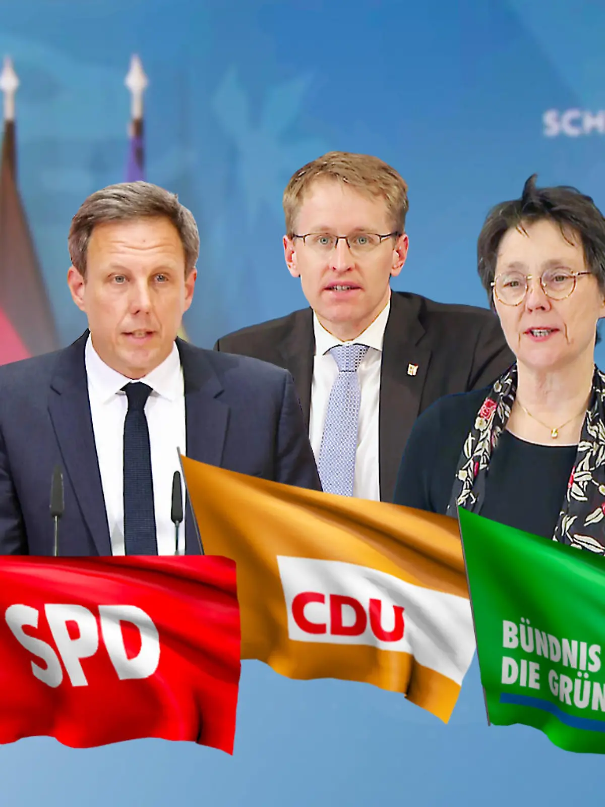 RTL Nord zeigt das erste Wahl-Triell in Schleswig-Holstein.