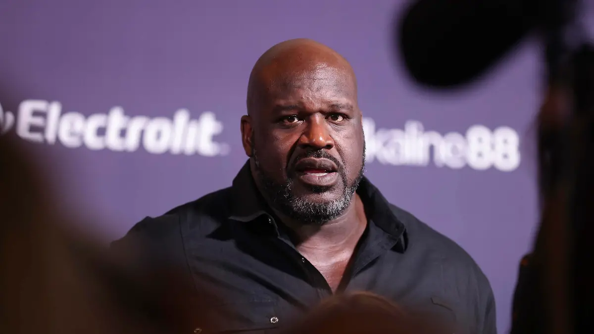 Host Shaquille O'Neal attends Shaq's Fun House on Friday, Feb. 11, 2022, at the Shrine Auditorium and Expo Hall in Los Angeles. (Photo by Mark Von Holden/Invision/AP)