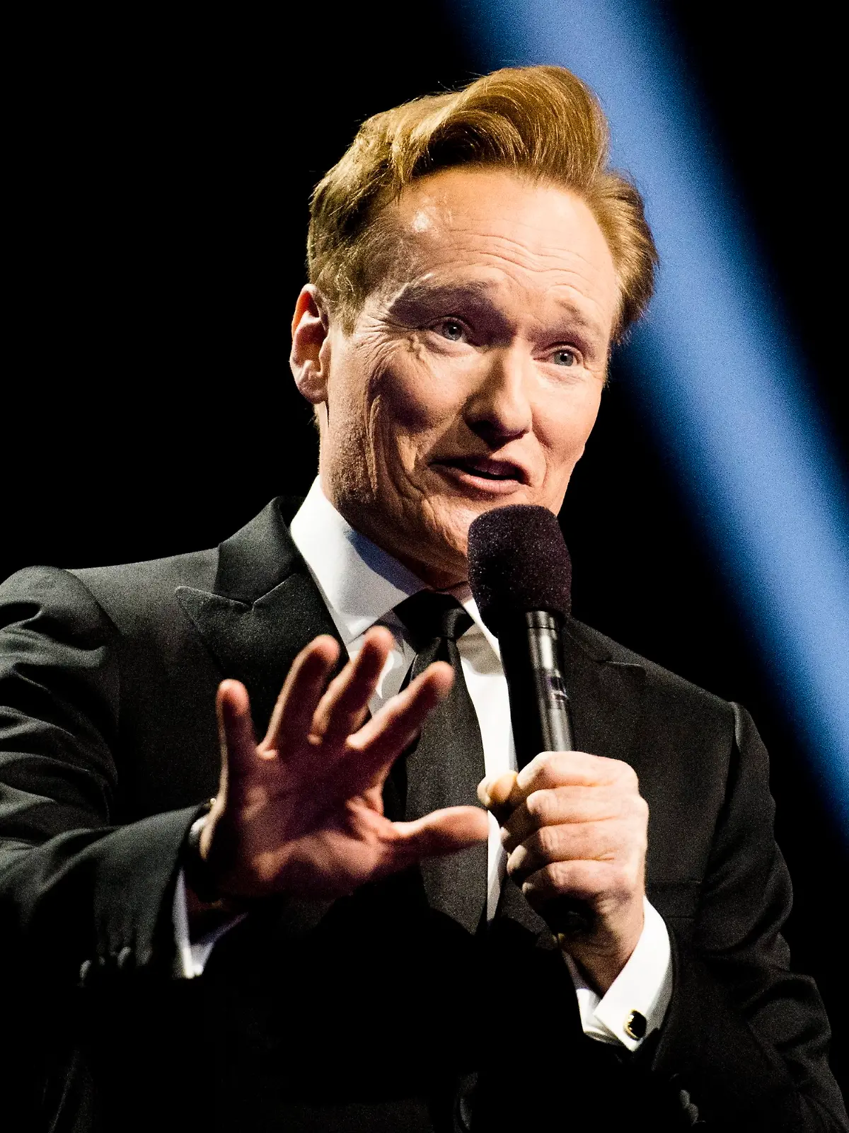 Moderator und Comedian O'Brien