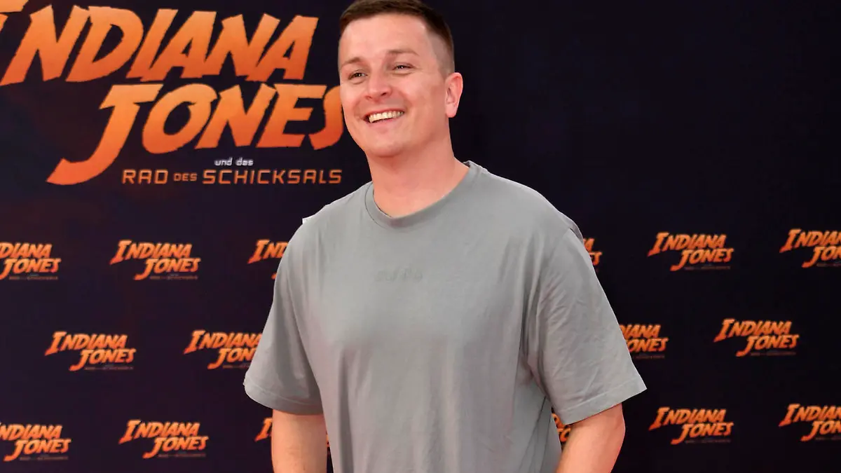 Aaron Troschke bei der Premiere des Kinofilms 'Indiana Jones and the Dial of Destiny / Indiana Jones und das Rad des Schicksals' im Zoo Palast. Berlin, 22.06.2023