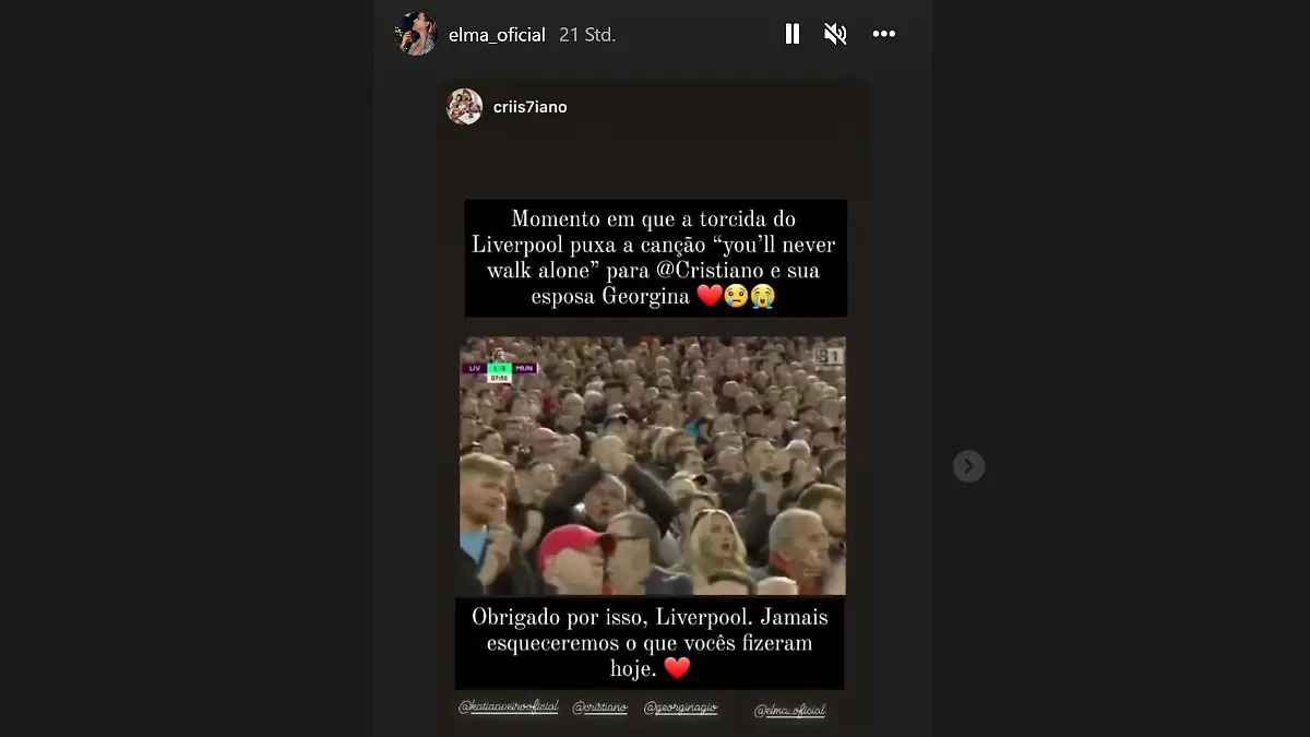 Gänsehaut-Moment in Anfield
