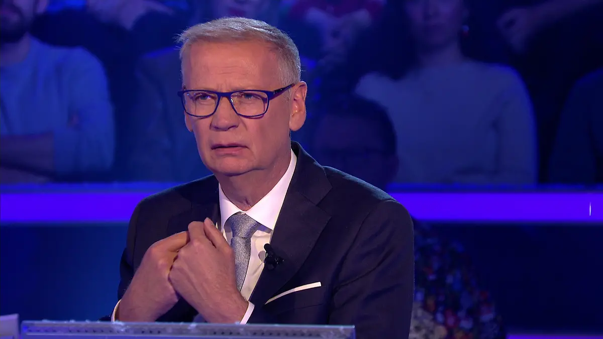 Auch „Wer wird Millionär?”-Moderator Günther Jauch kann seinem Kandidaten nicht mehr helfen