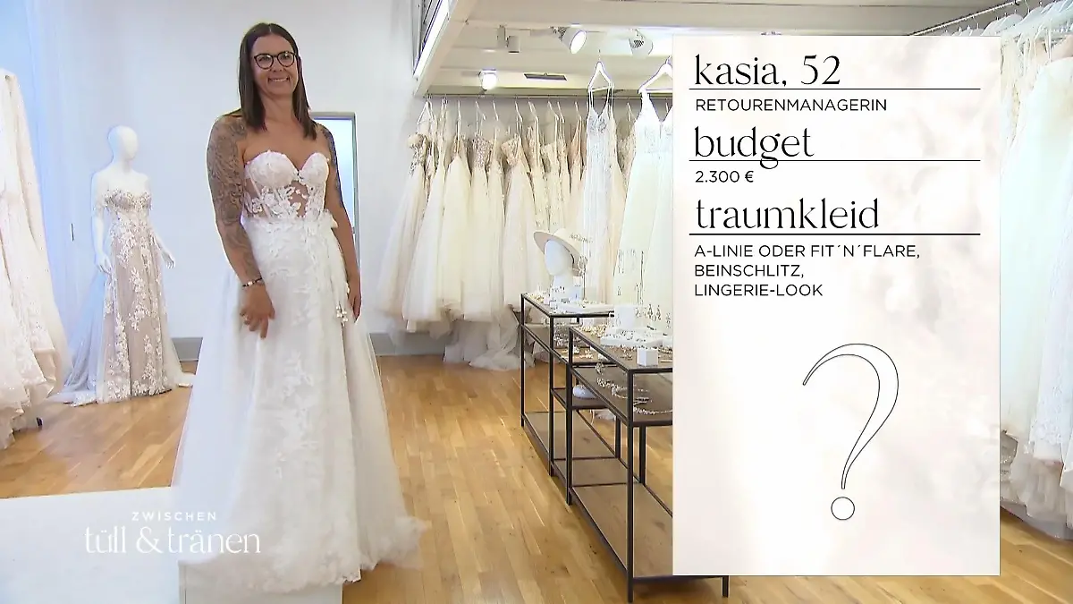 Kasia sucht ein Brautkleid für ihren Neuanfang Sexy und feminin