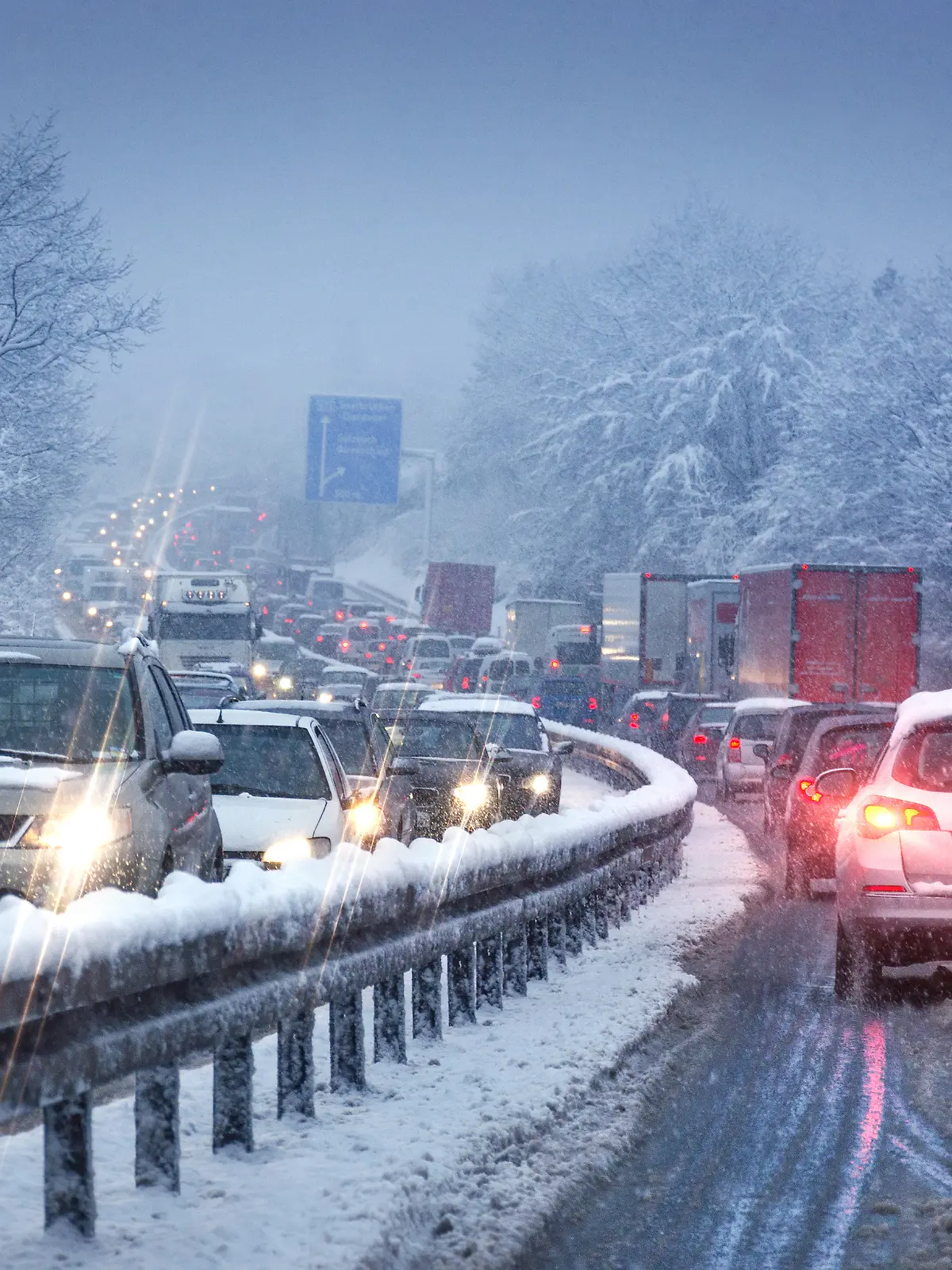 ADAC-Stauprognose für die Weihnachtsferien.