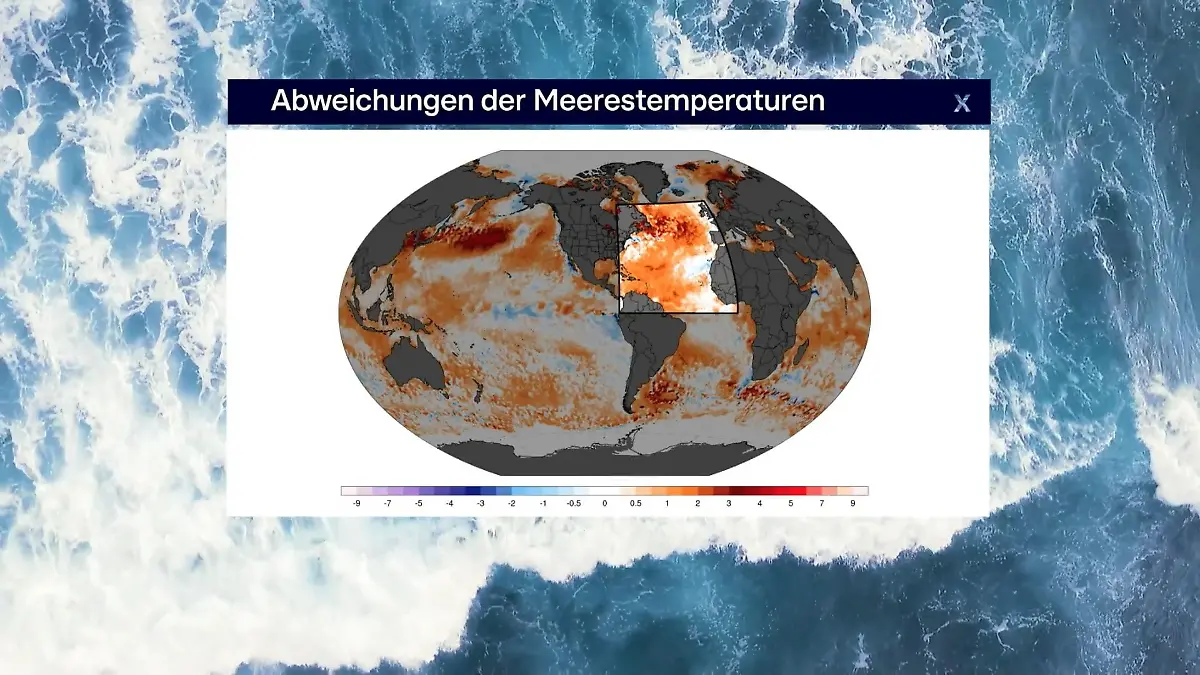 Was Hurrikans bei uns anrichten können Ex-Kirk bis Europa spürbar