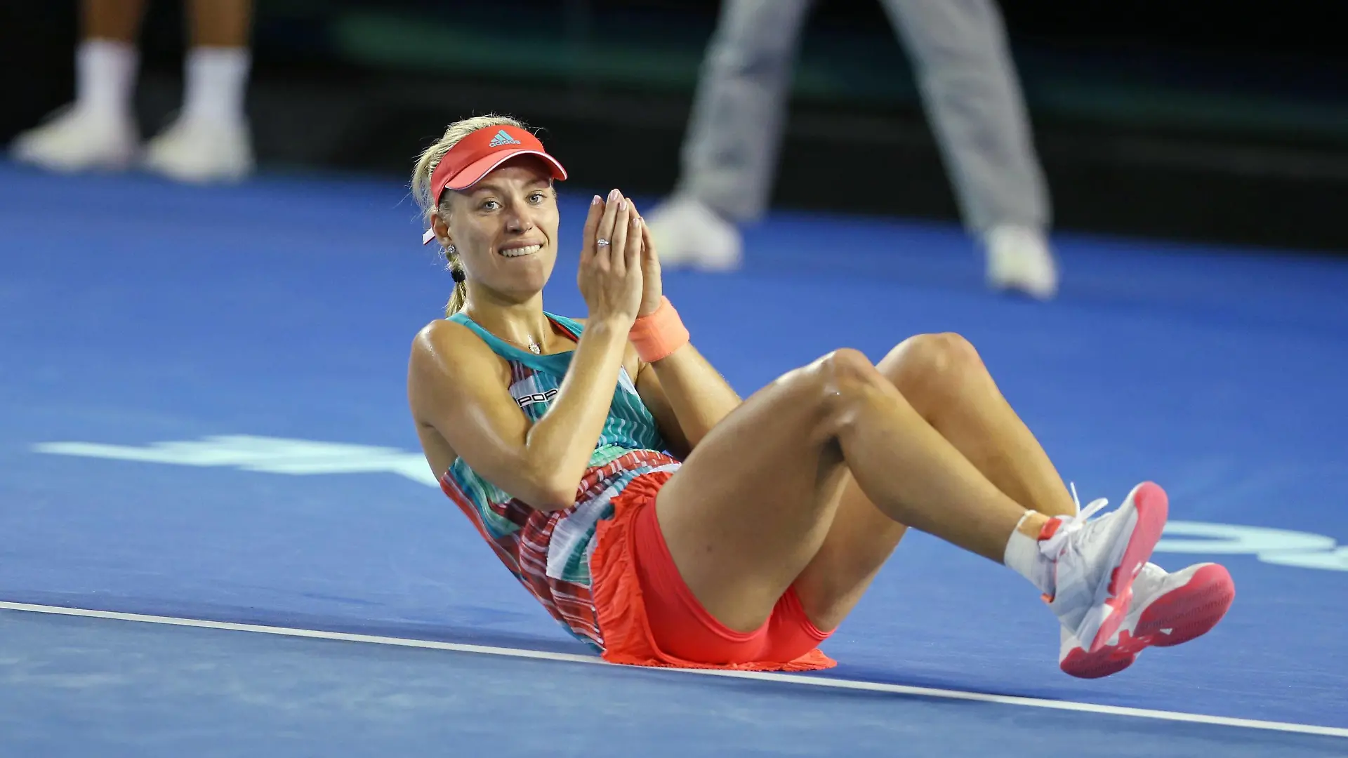 Angelique Kerber, GER, after the final at 2016 Australian Open in Melbourne, 30/01/2016 -