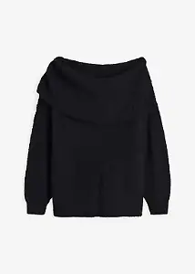 Asymmetrischer Off-Shoulder Pullover