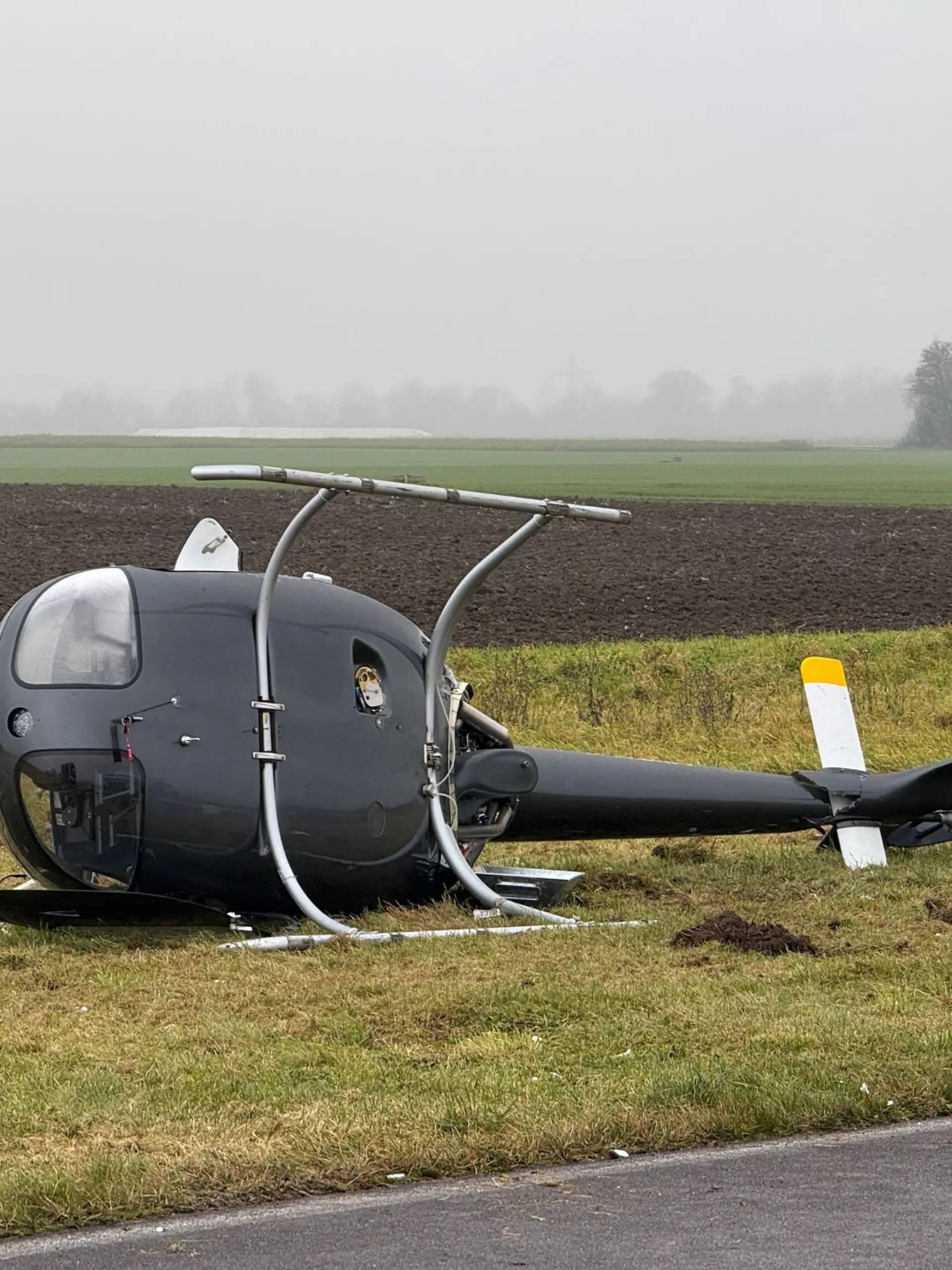 Bild zu: "Doppelter Glückspilz überlebt Hubschrauberabsturz "