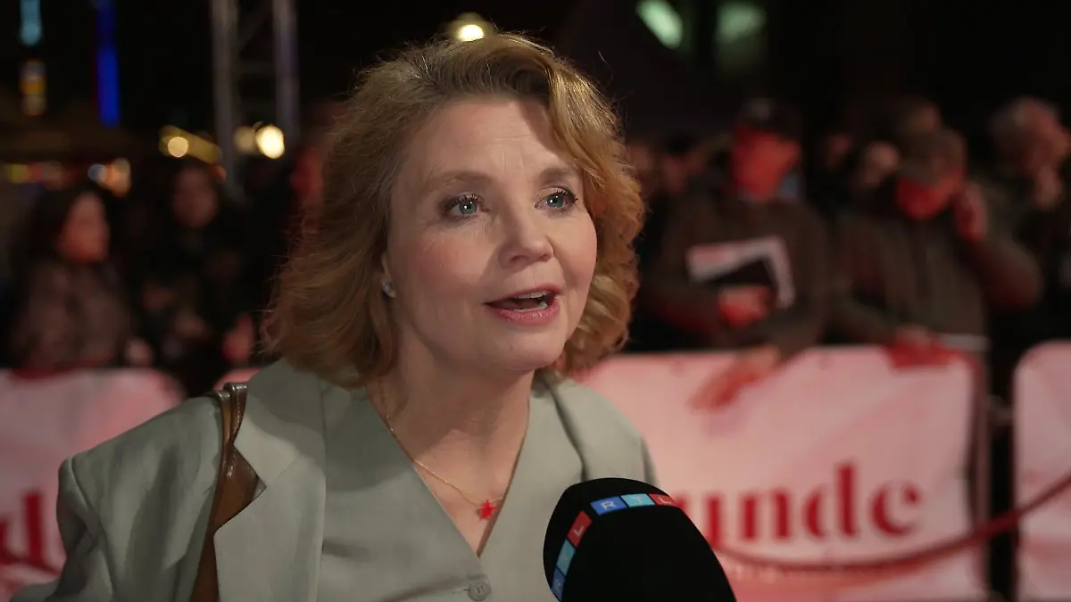 Annette Frier im RTL-Interview. 