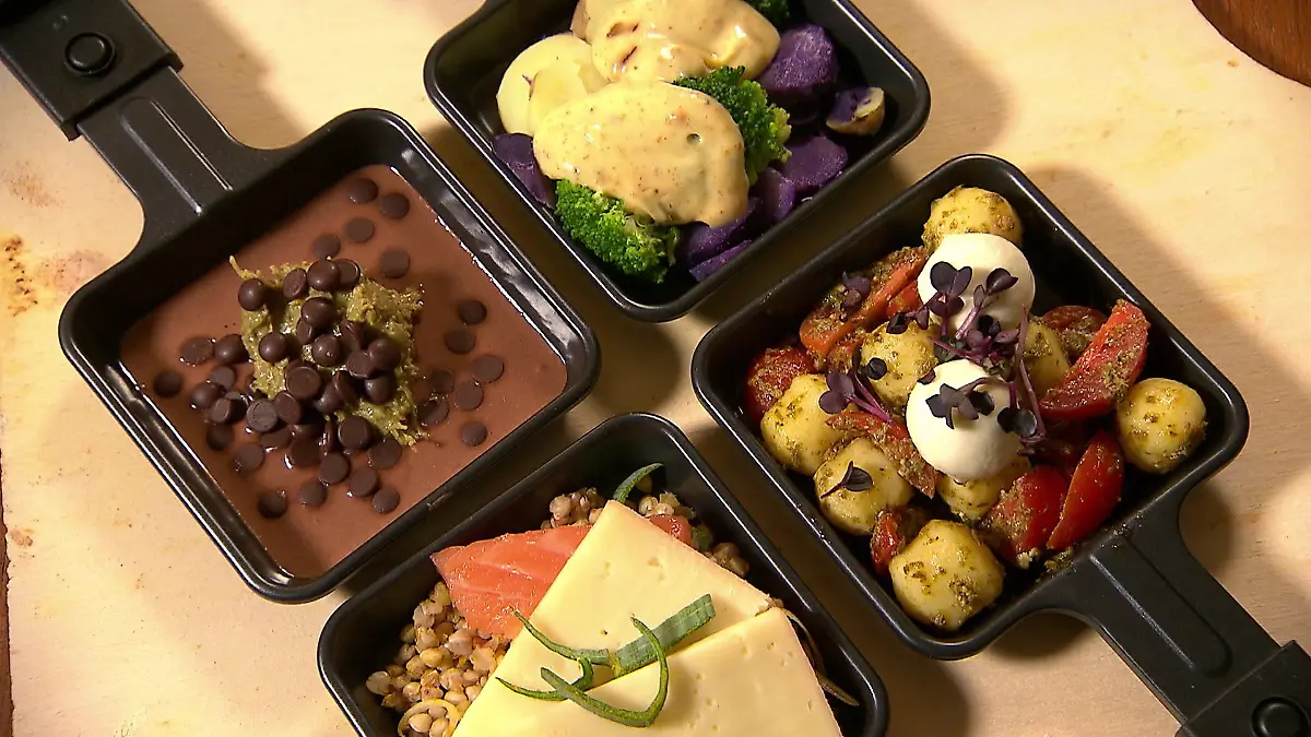 Diese vier Raclette-Gerichte sind einfach und super schnell nachzumachen. 