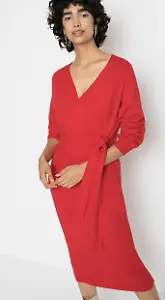 Strickkleid in Wickeloptik
