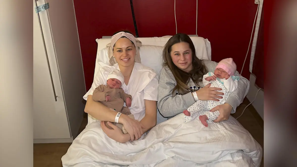 Doppelte Baby-Überraschung für Melissa und Selina Kleines Weihnachtswunder