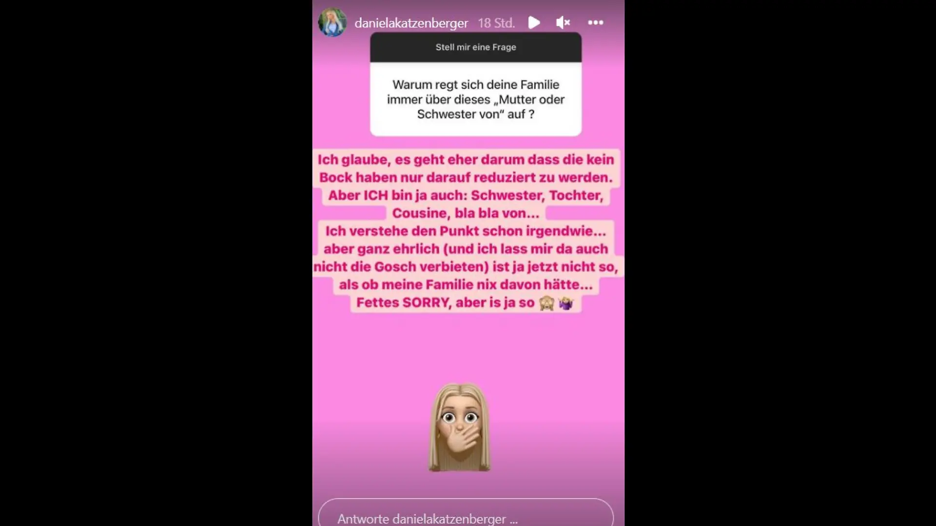 Daniela Katzenberger lässt sich den Mund nicht verbieten.