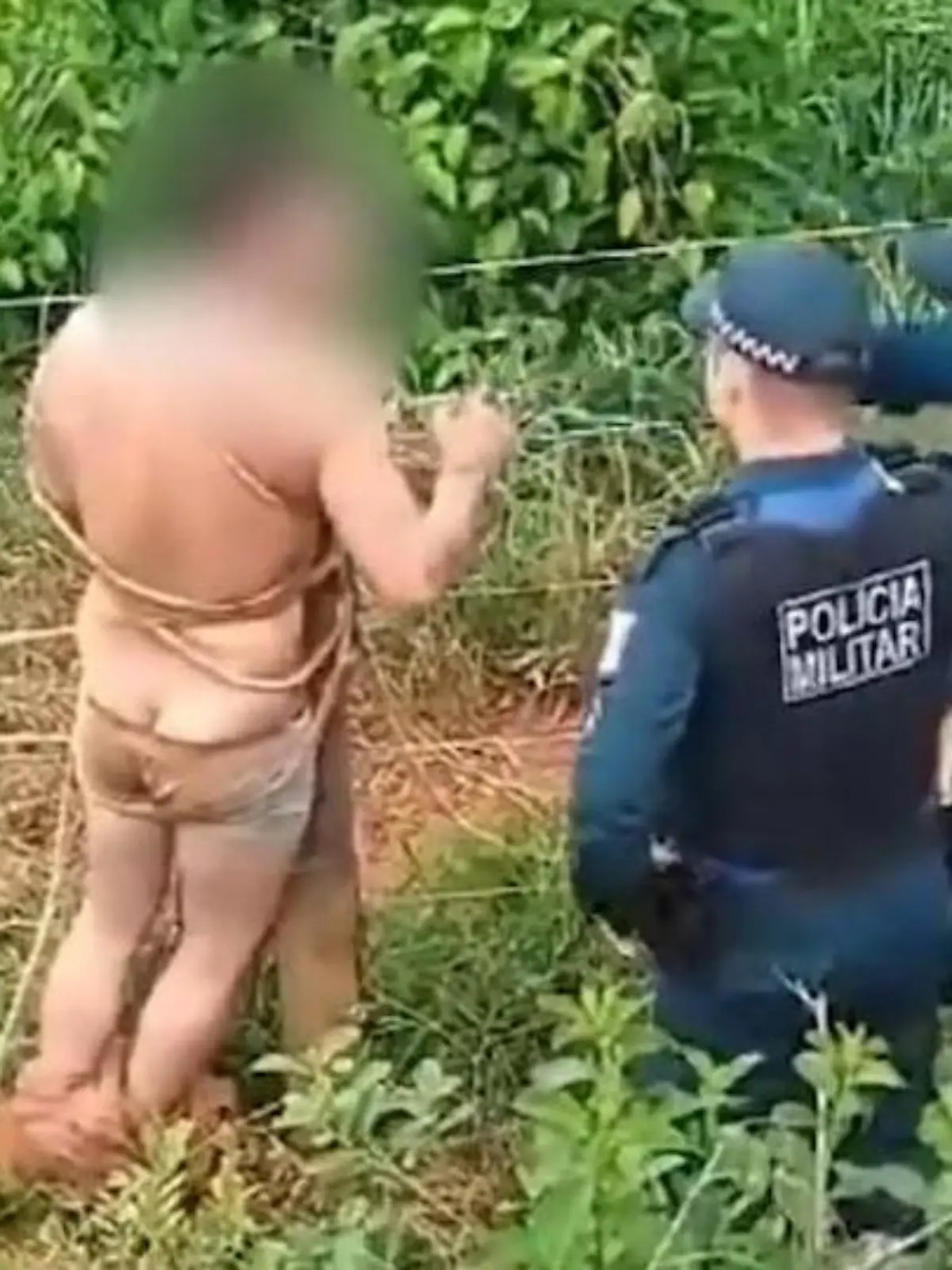 Bild zu: "Halbnackt an Pfosten gefesselt! POlizist tickt bei Verkehrspanne aus"