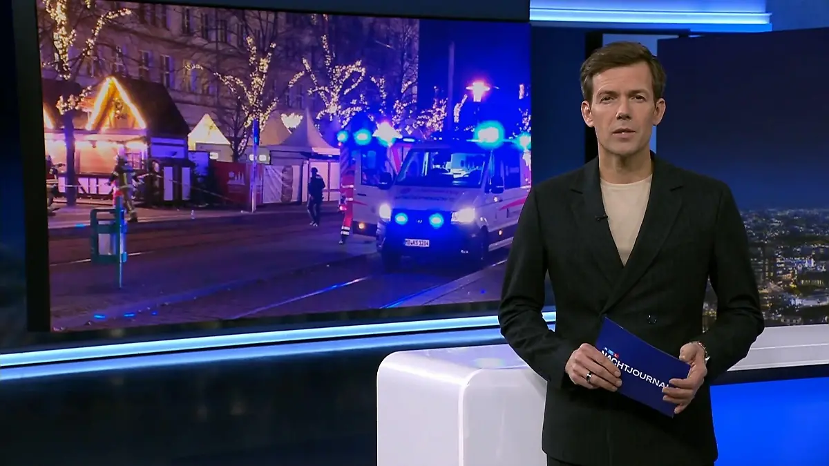 Maik Meuser berichtet über die Lage in Magdeburg Programmunterbrechung bei RTL