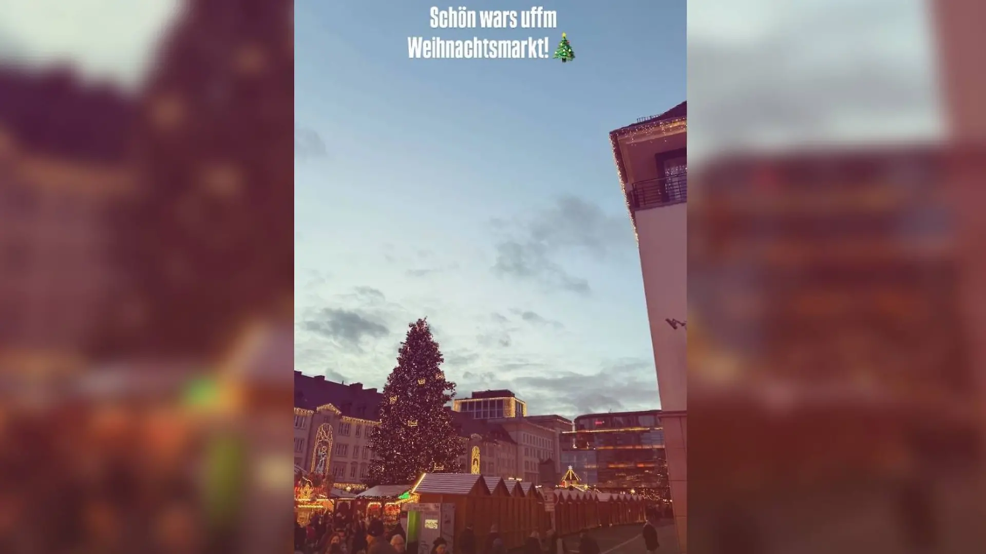 Ohne zu wissen, was passieren wird, teilt Gustav Schäfer Einblicke von seinem Besuch auf dem Magdeburger Weihnachtsmarkt. 