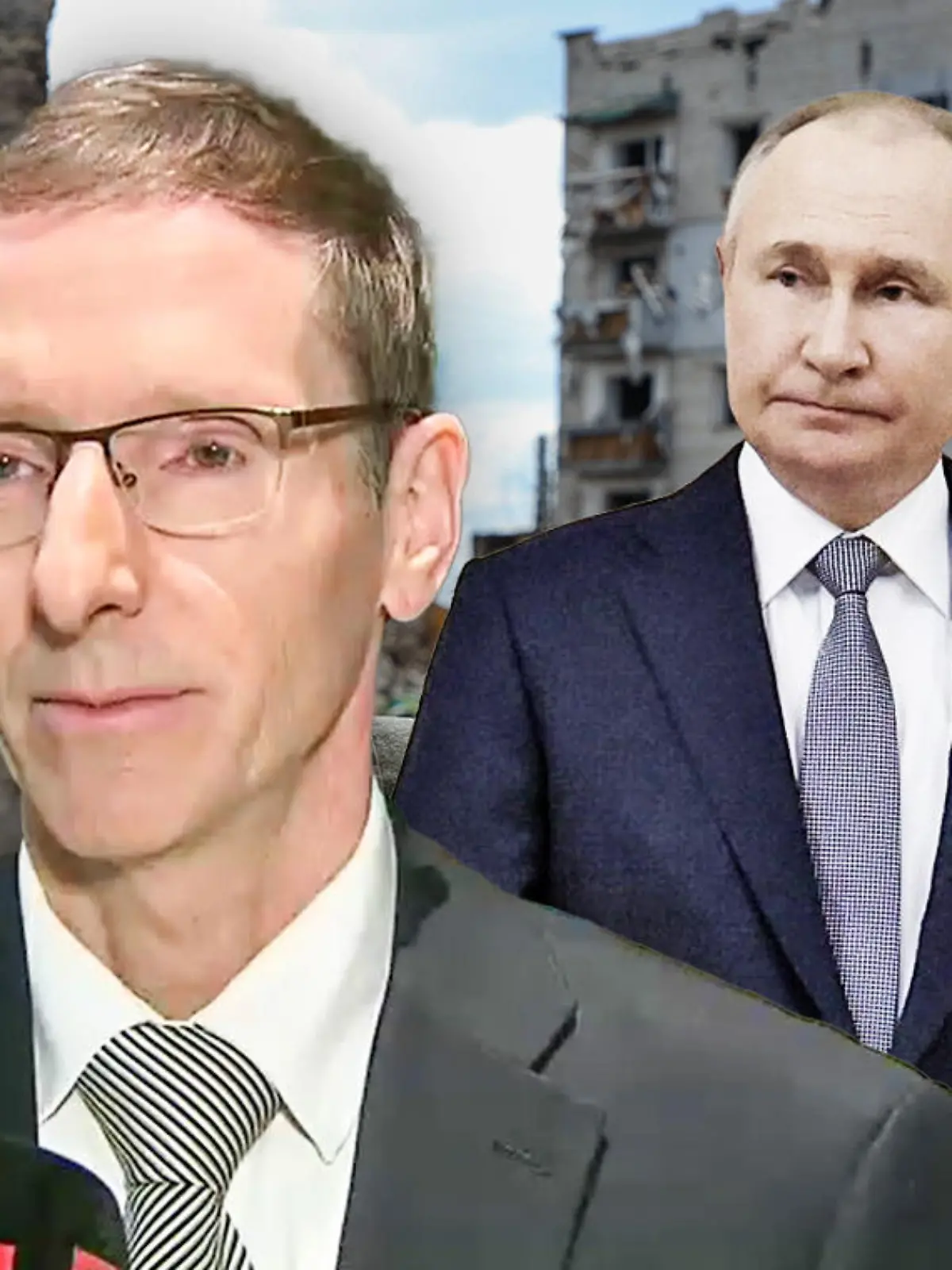 Sicherheitsexperte Joachim Weber und Kremlchef Wladimir Putin