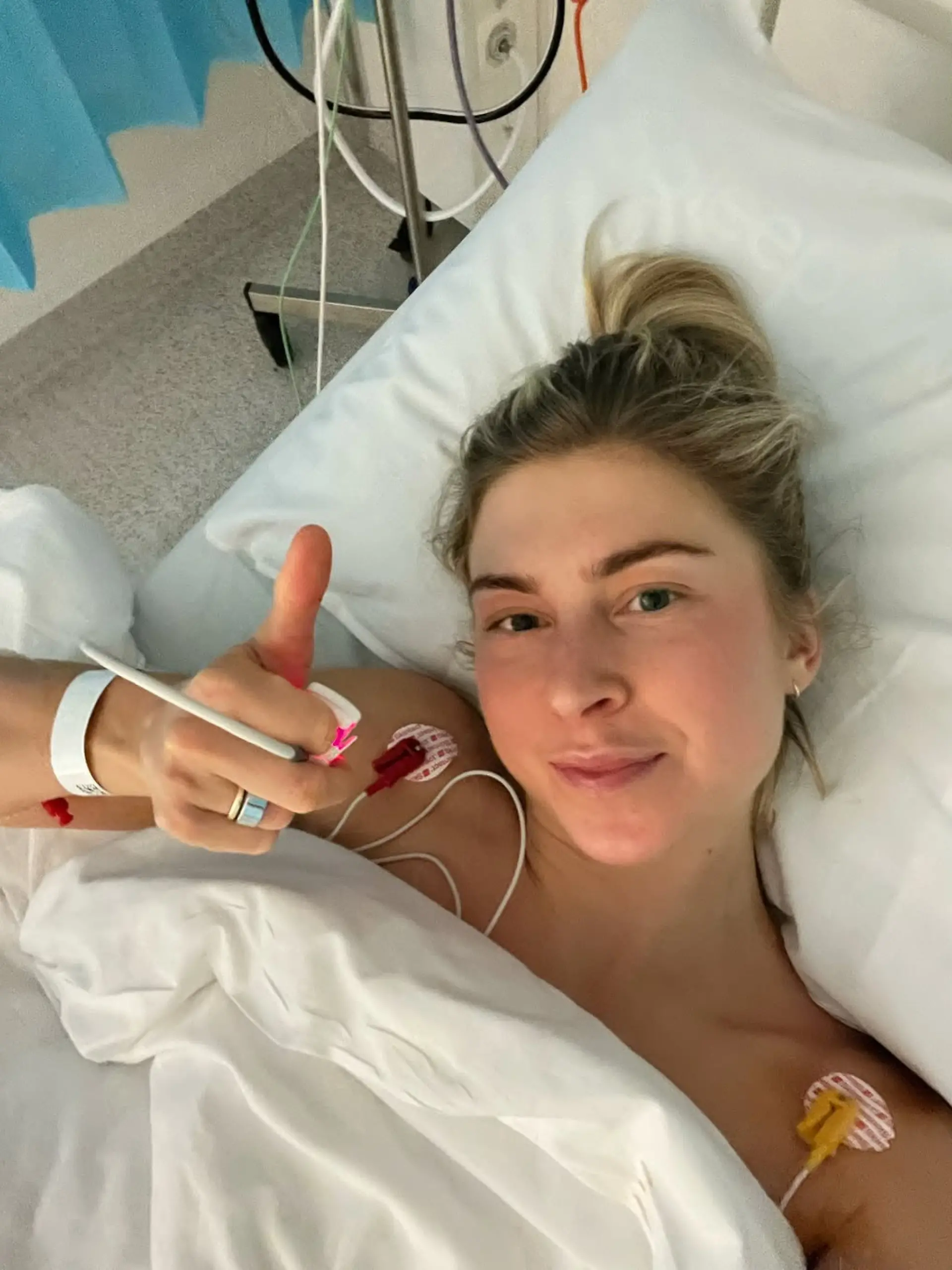 Ingrid Landmark Tandrevold meldet sich nach Herz-OP aus dem Krankenhaus.