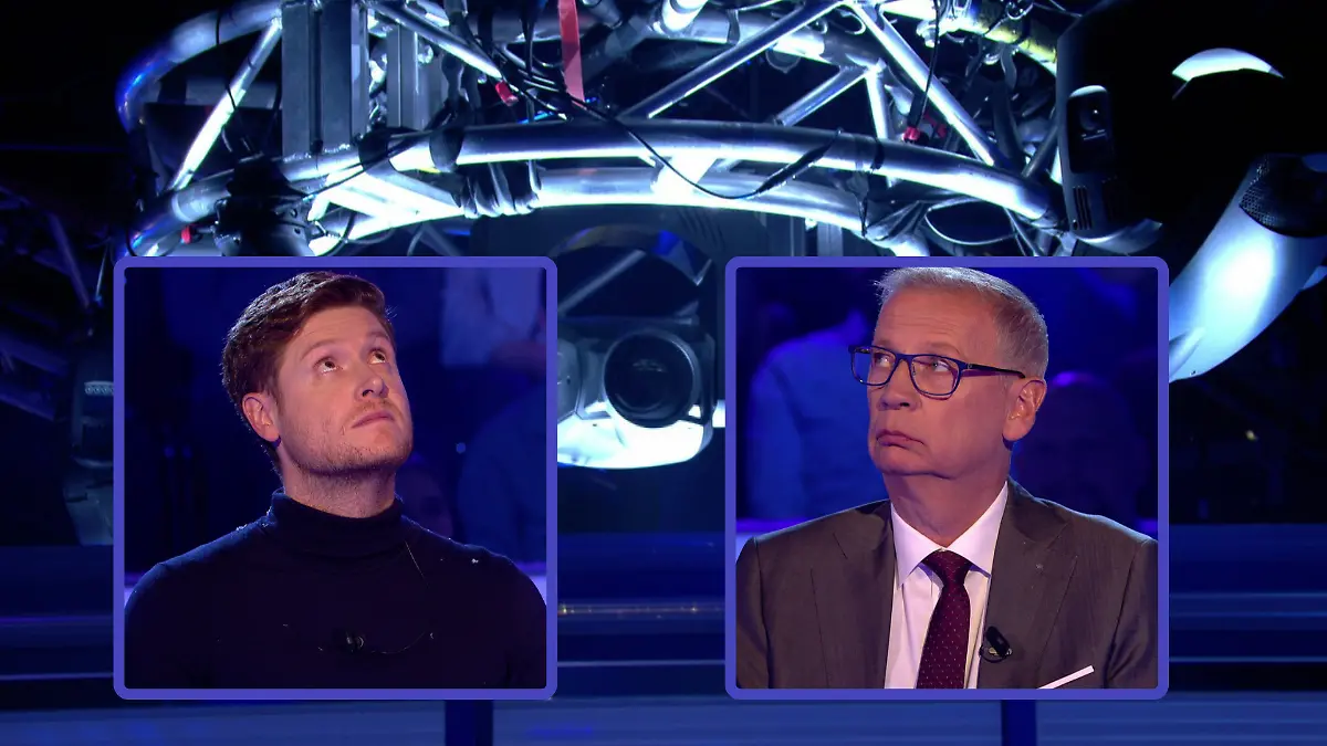 WWM-Kandidat Dr. Fabian Krauss und Moderator Günther Jauch