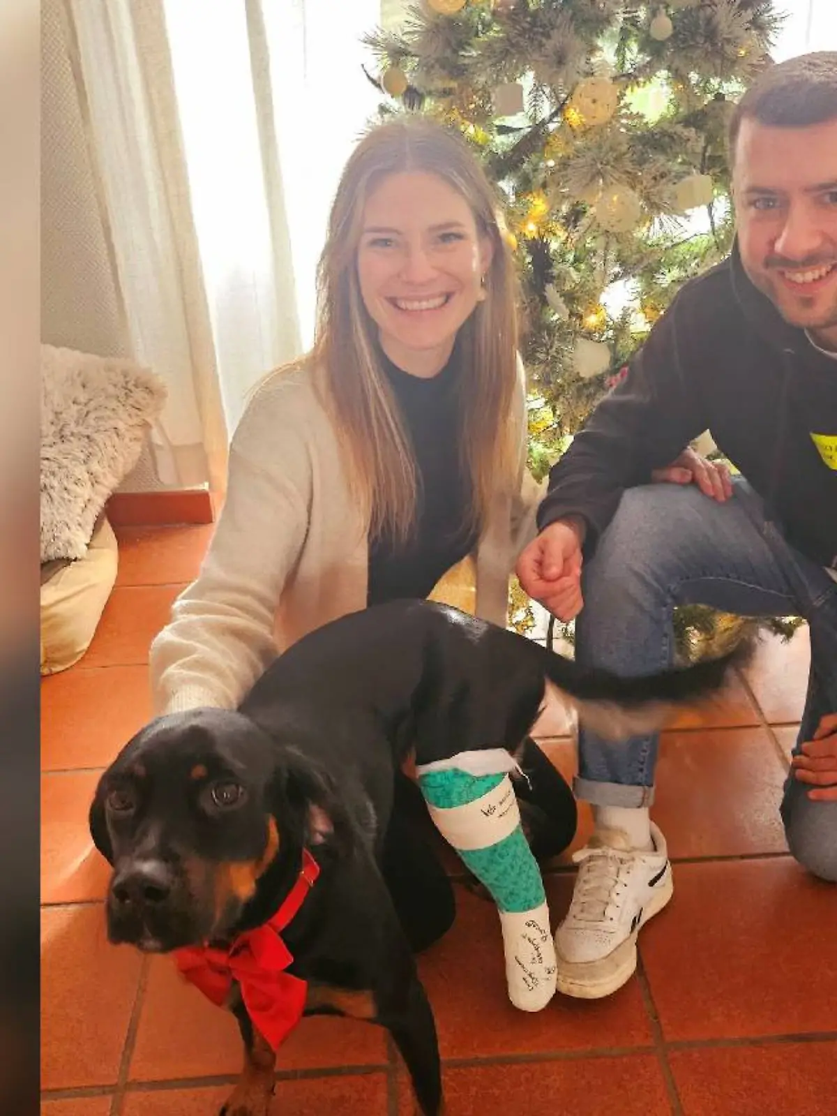 Larissa (30), Niko (32) und ihr kleines Weihnachtswunder Carlotta