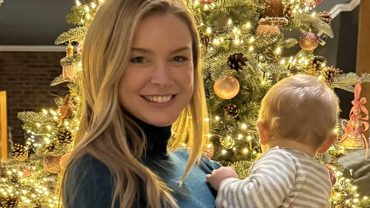Nina Ensmann freut sich auf ihr erstes Weihnachtsfest als Mama.