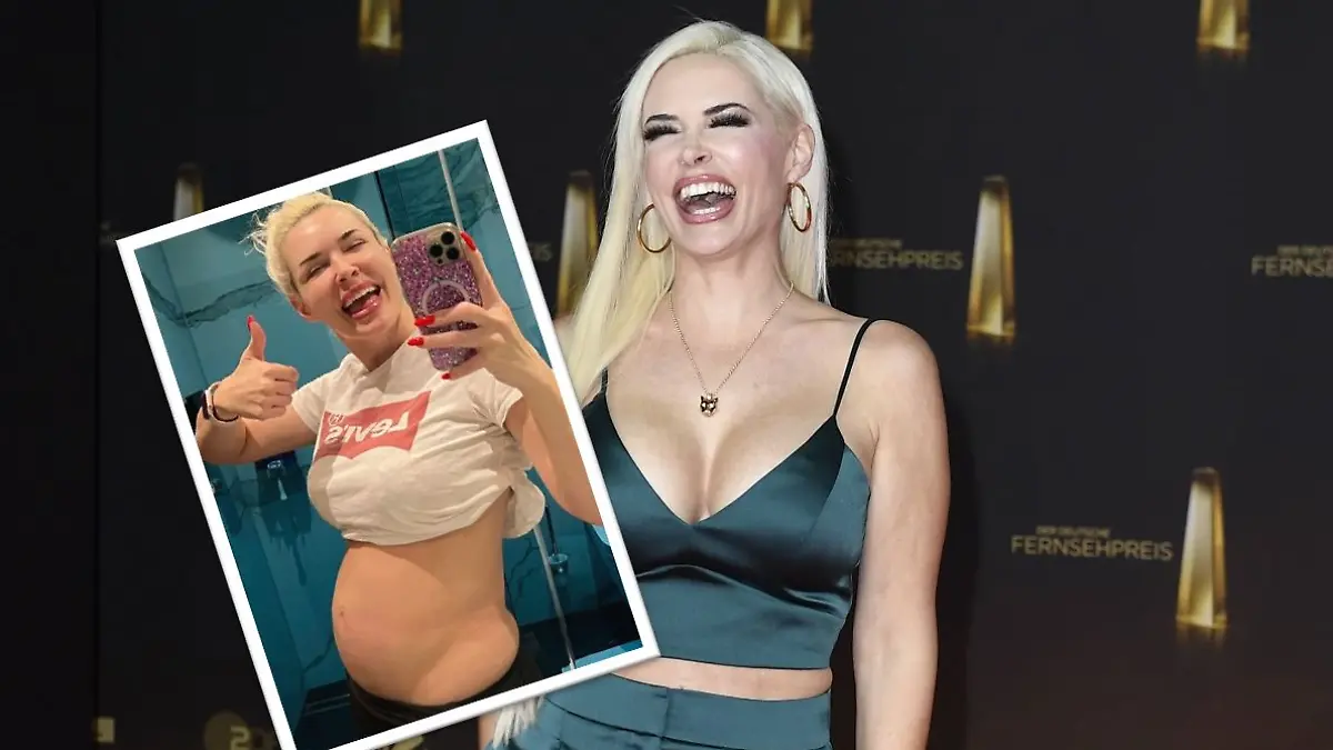 Collage Daniela Katzenberger.