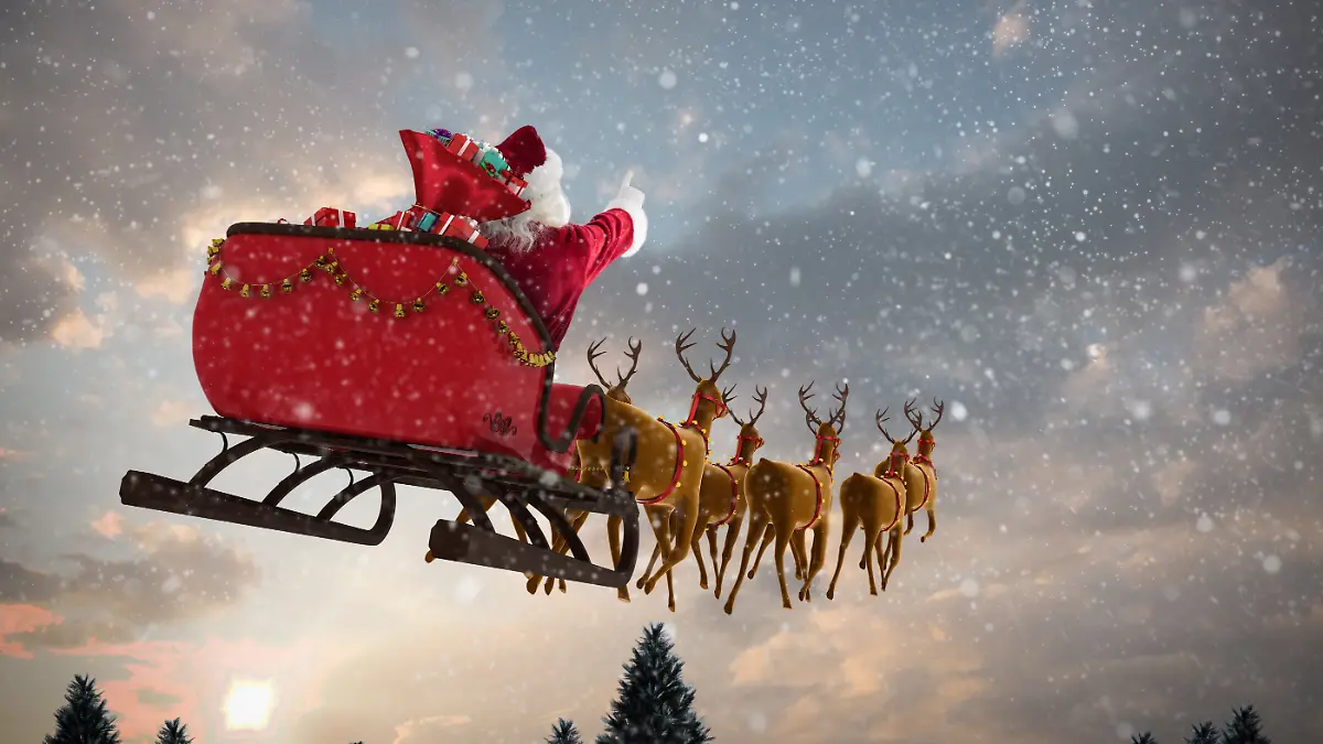 Santa-Tracker: Route vom Weihnachtsmann live verfolgen.