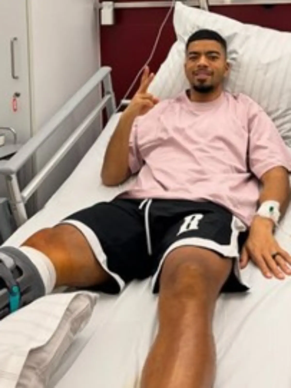 Benjamin Henrichs im Krankenhaus