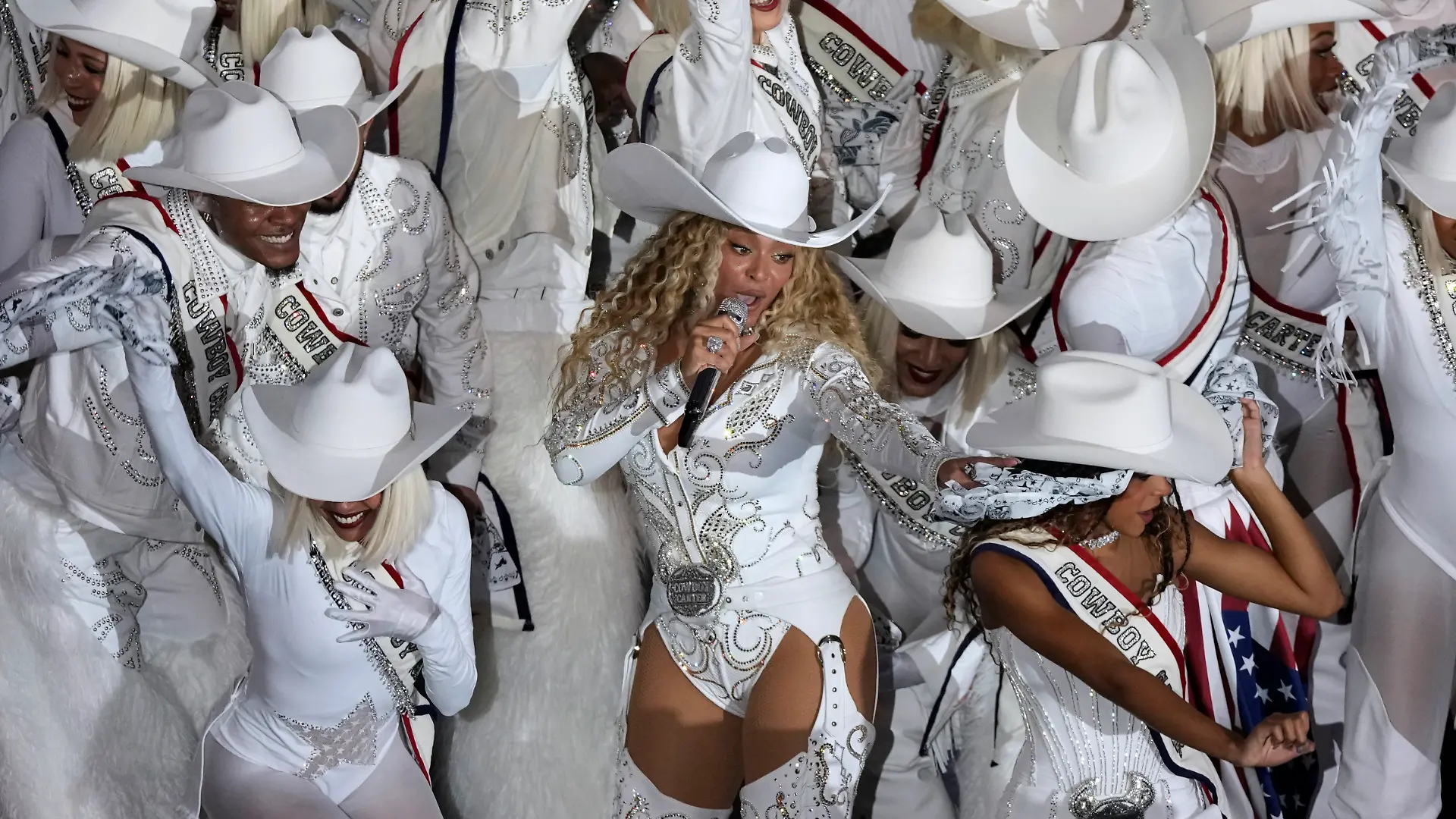 Beyoncé versprüht Super-Bowl-Vibes.