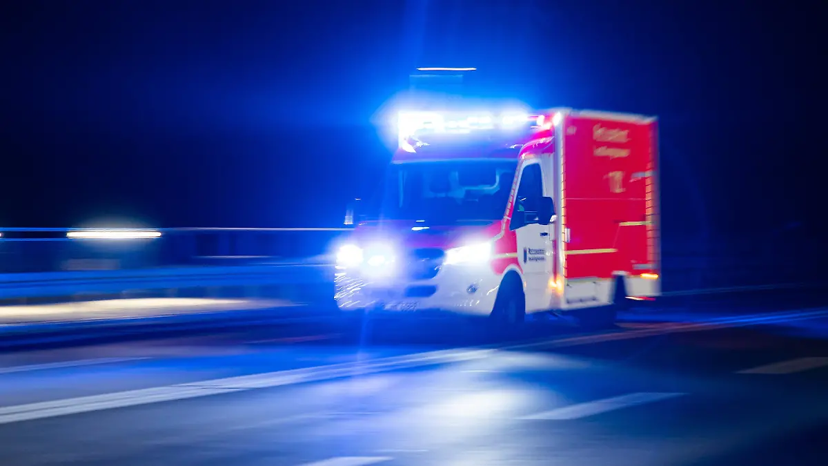 Rettungswagen im Einsatz 