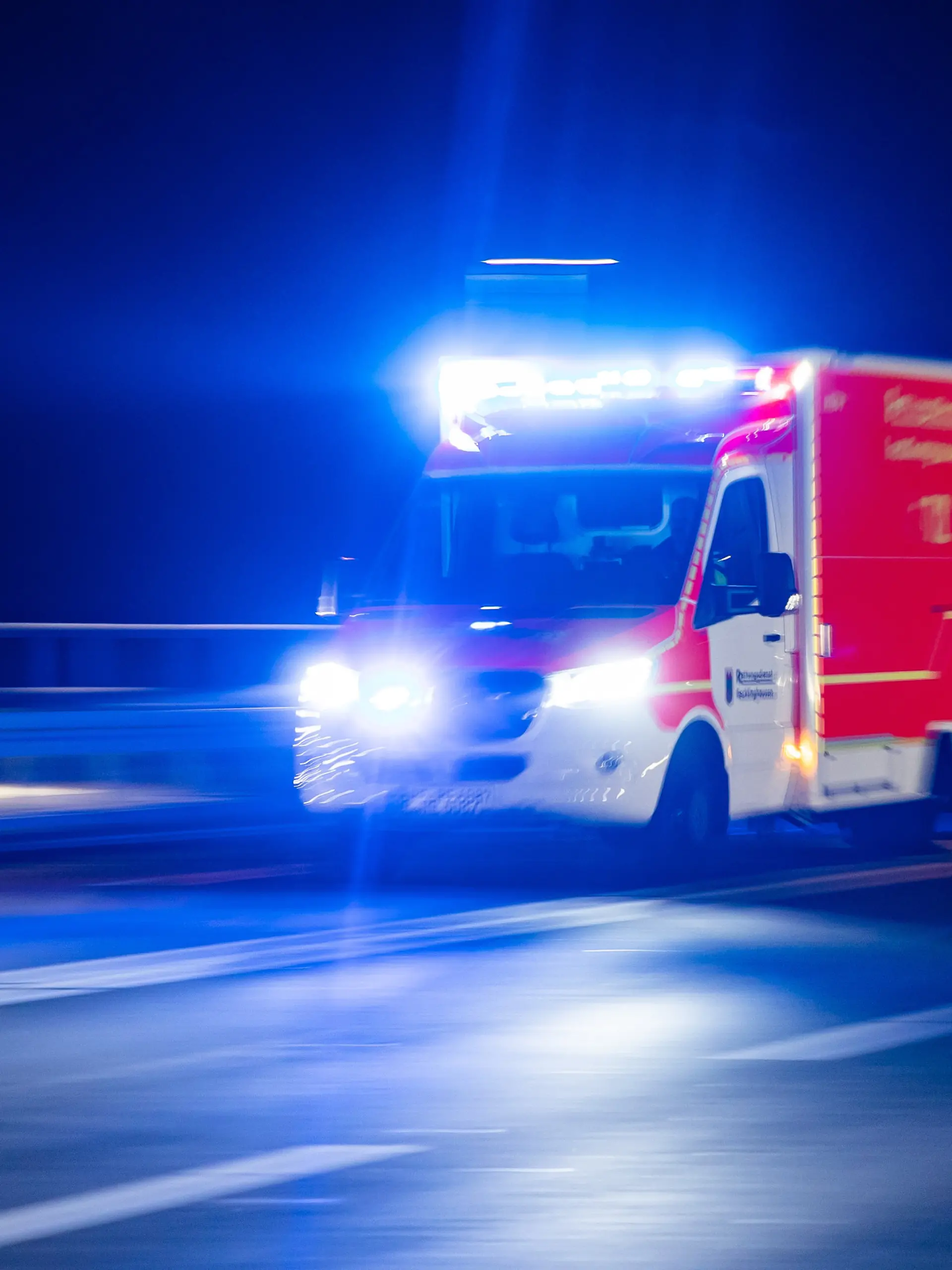 Rettungswagen im Einsatz 