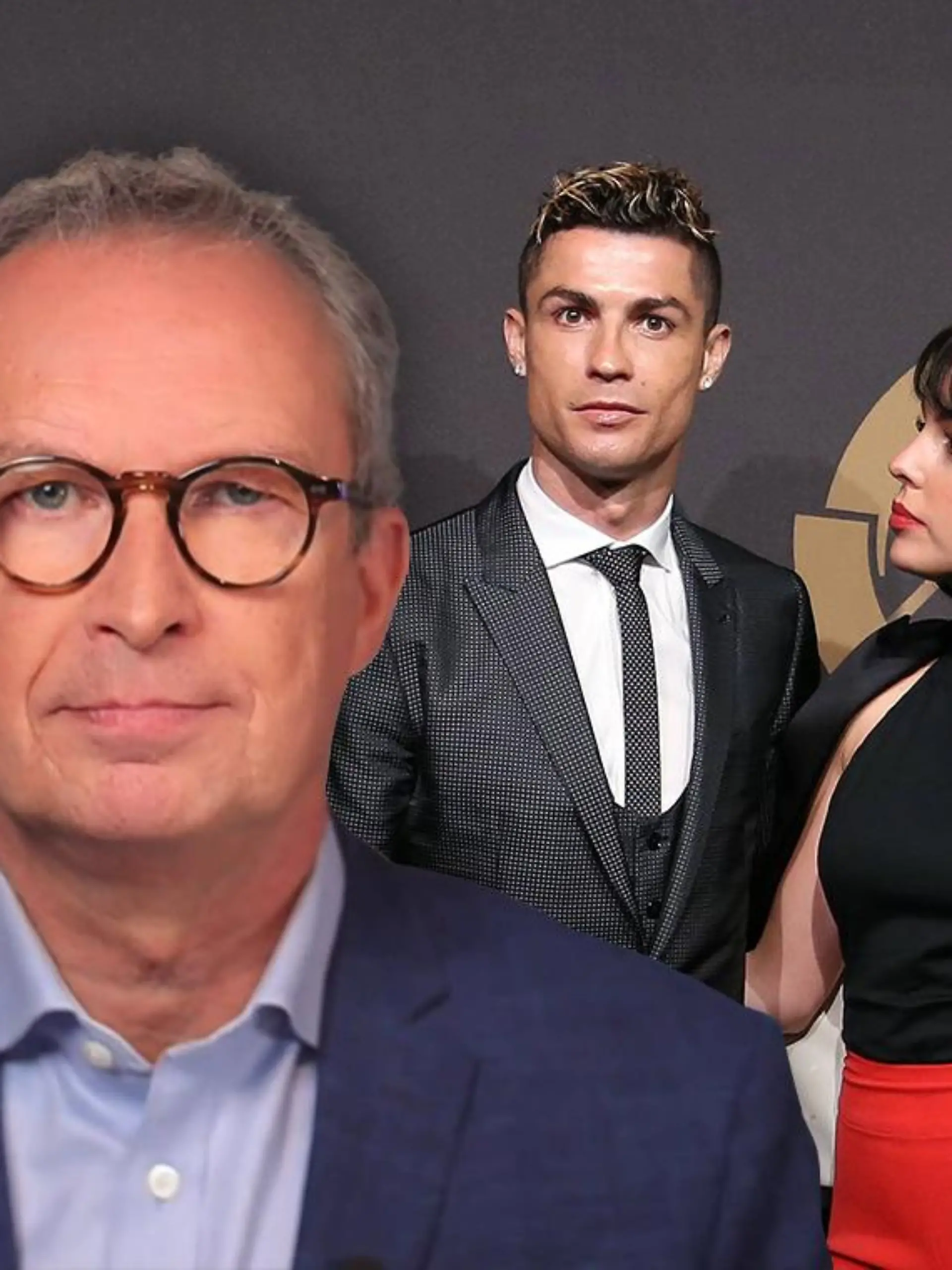 Georgina Rodriguez und ihr Freund,  Fußball-Star Cristiano Ronaldo. Medizinjournalist Christoph Specht im Vordergrund