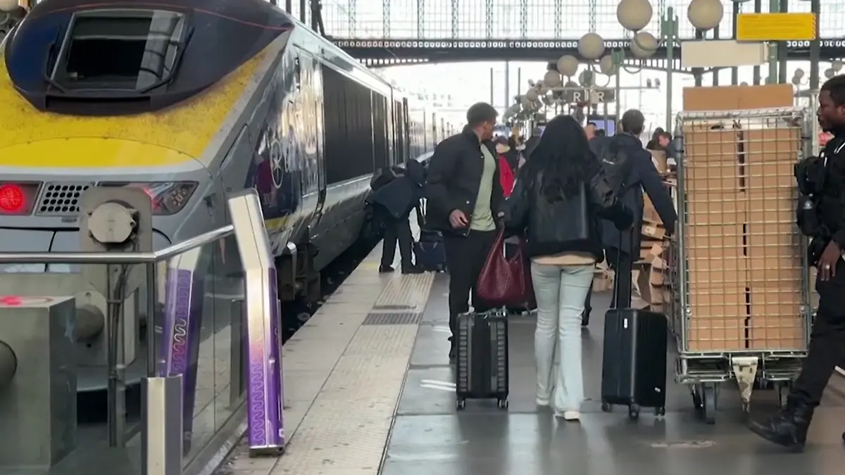 Ein Eurostar-Zug.