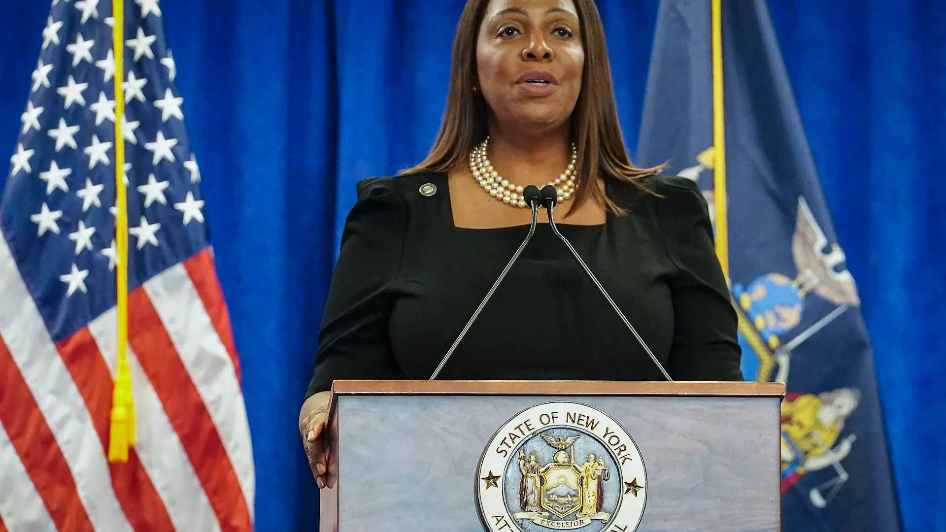Die New Yorker Generalstaatsanwältin Letitia James