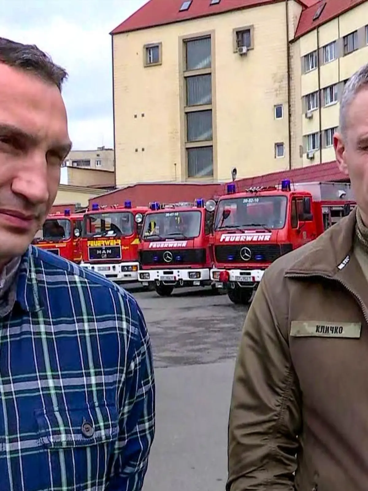 Wladimir und Vitali Klitschko in Kiew