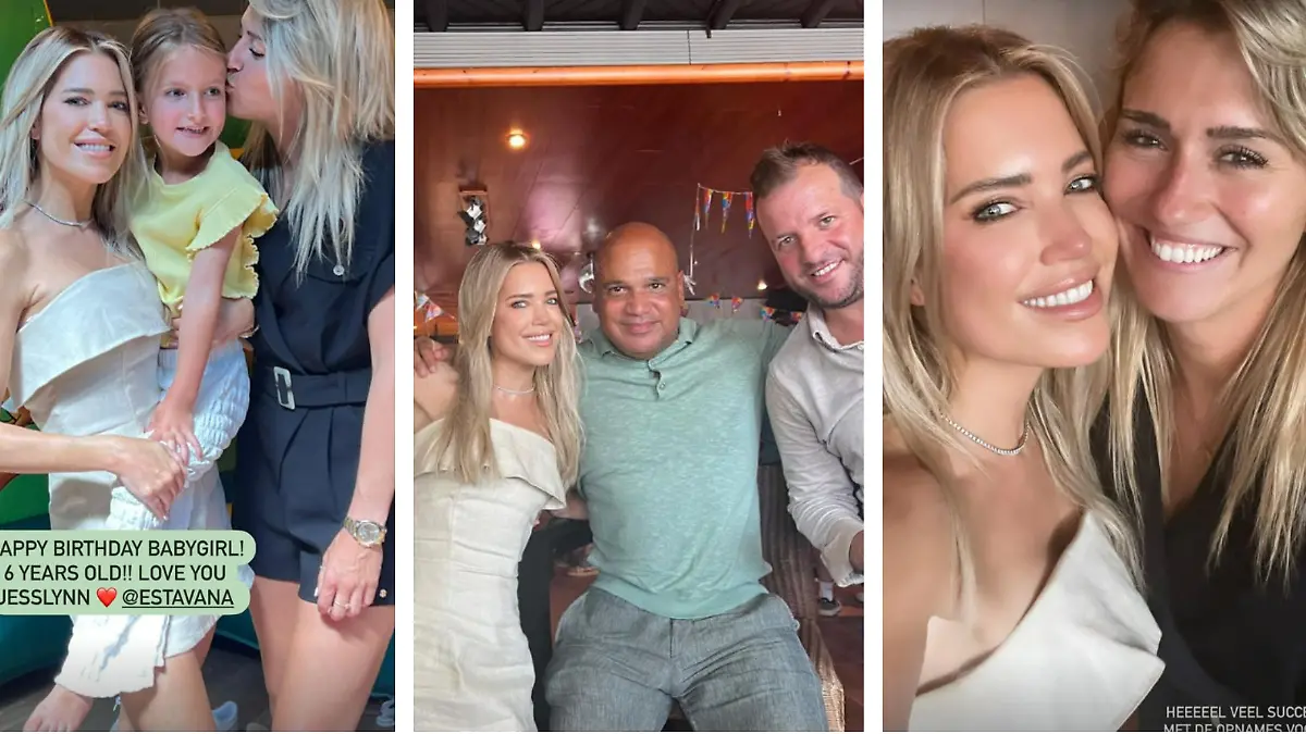 Sylvie Meis genießt die Geburtstagsparty von Rafael van der Vaarts Tochter in vollen Zügen.