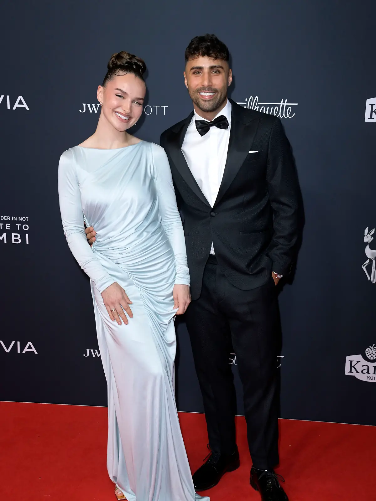Louisa Jindaoui und Nader El-Jindaoui beim Tribute to Bambi 2024 in Berlin.
