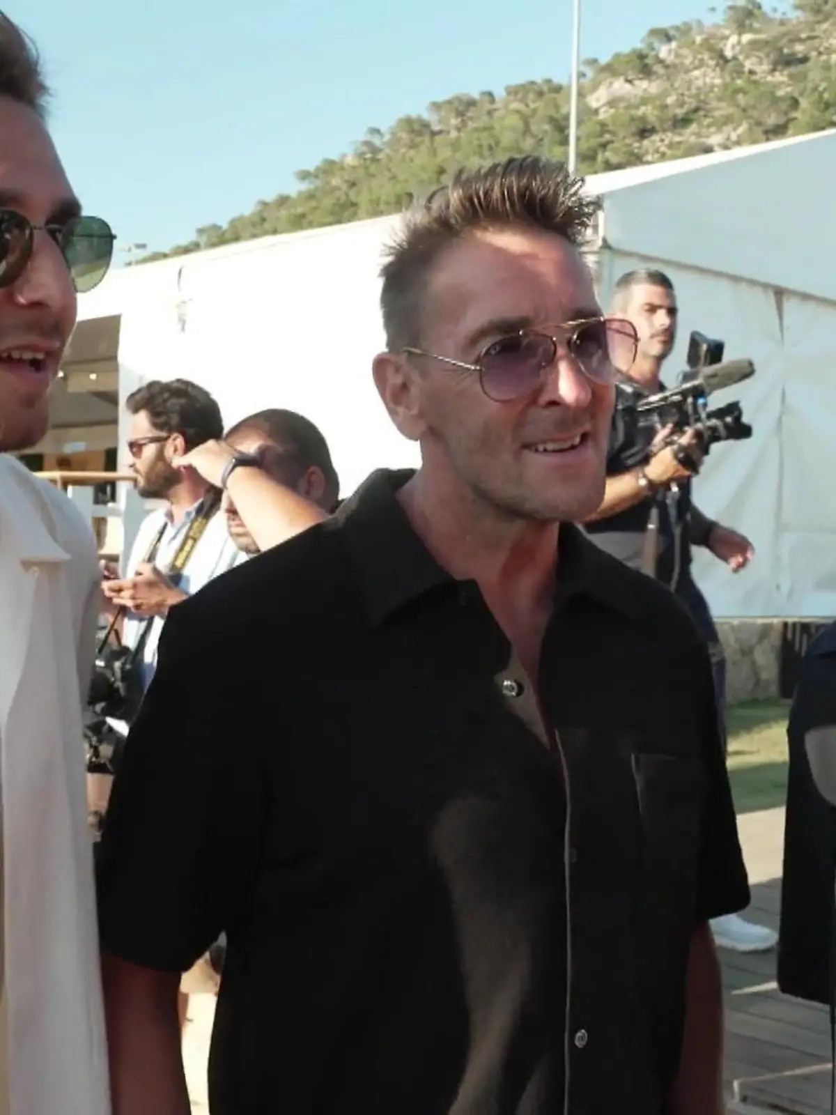 Mark Keller und seine Söhne beim ATP Mallorca Championship im RTL-Interview.