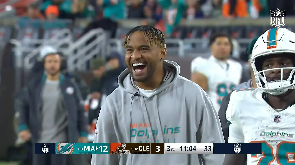 Miami geht in Führung Touchdown durch Backup-Quarterback