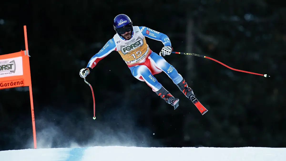 Ski-Star Cyprien Sarrazin gewann vergangene Saison beide Abfahrten in Kitzbühel.
