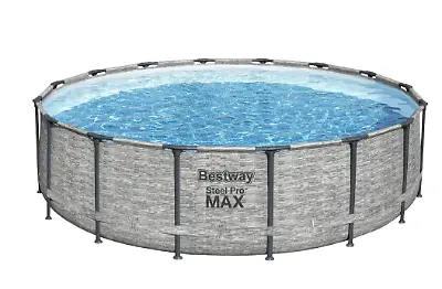 Bestway-Framepool-Komplett-Set (488 x 122 Zentimeter)