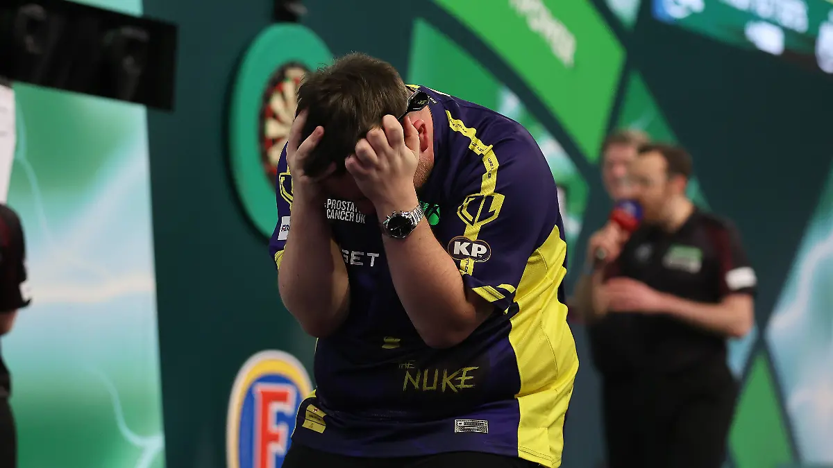 Luke Littler kann seinen historischen Darts-Triumph kaum fassen