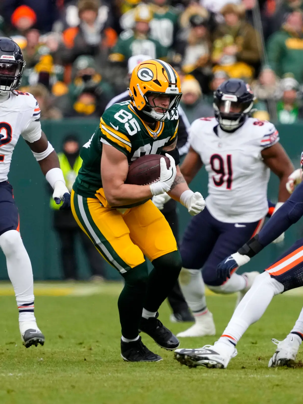 Bild zu: "Bears watschen Packers in Eiseskälte ab"