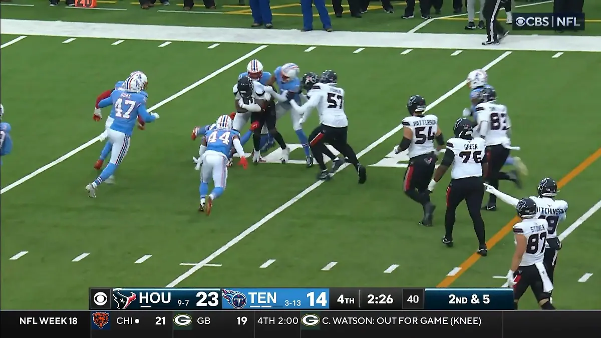 Texans besiegen Titans im letzten Hauptrundenspiel Die Highlights im Video!