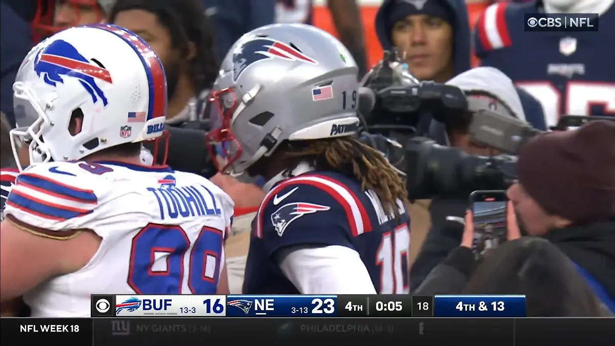 Patriots verspielen ersten Pick mit Sieg Die Highlights im Video!